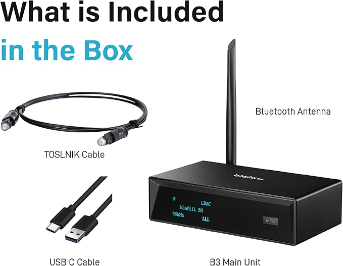 blafili B3 Professional XLR Bluetooth v5.1 Music Receiver, LDAC & aptX HD - Image 7