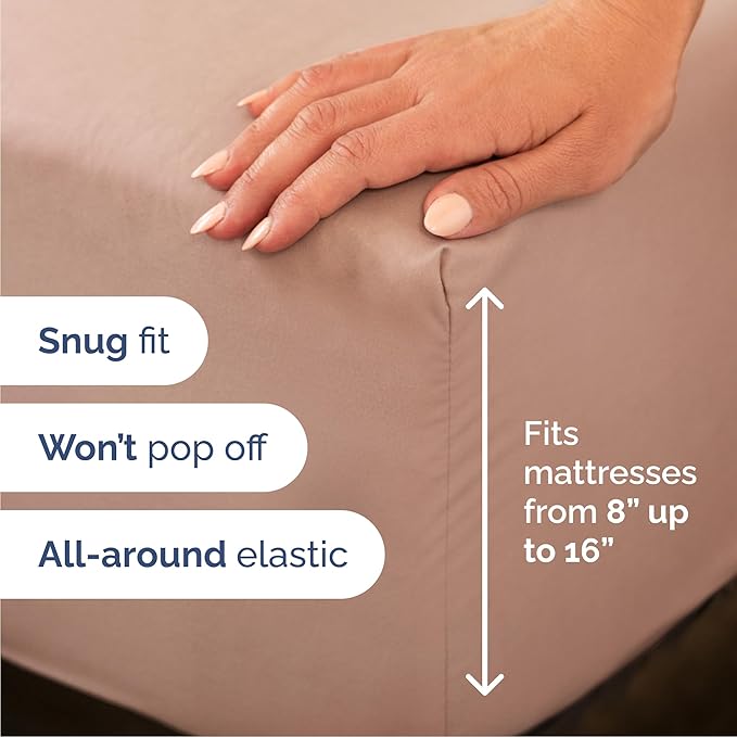 Cal King Size 4 Piece Sheet Set - Image 3