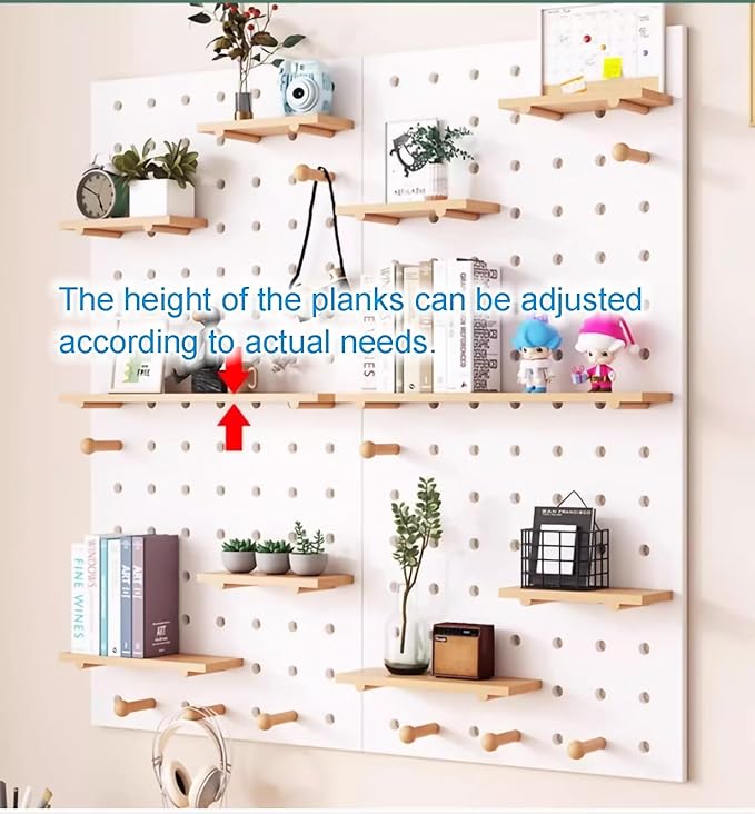 Wooden Wall Organizer Kit – Versatile Display Panel - Image 2