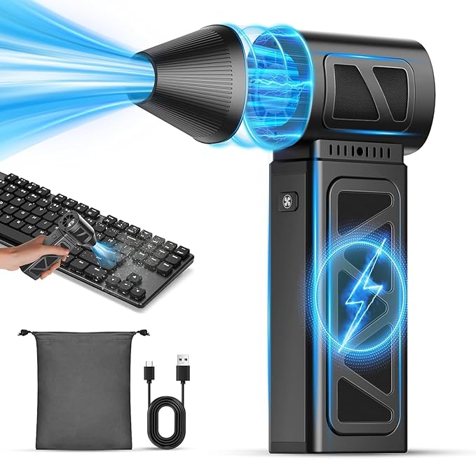 YUHUO Upgraded Compressed Air Duster, 360000 RPM Electric Air Duster - Image 9