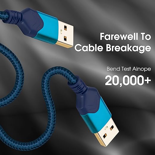 ROFICORD USB 3.0 Male to Male Cable, USB A to USB A High Speed Data Cord - Image 3