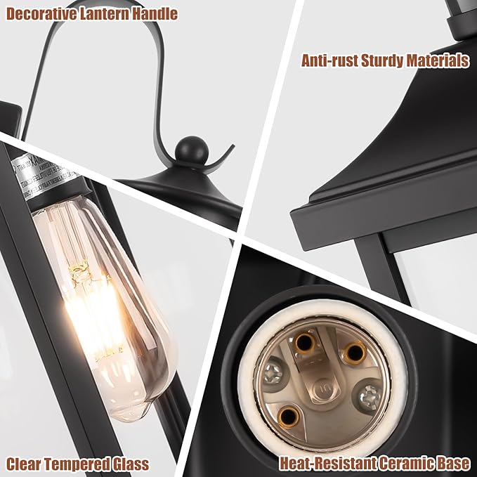 Roravilila 1-Pack 18 Inch Motion Sensor Front Porch Light IP65 Waterproof - Image 8