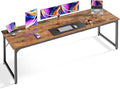 Huuger Computer Desk, 80 Inch Office Desk, Gaming Desk by Huuger