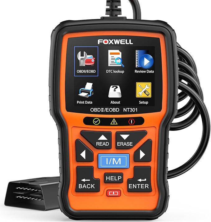 FOXWELL NT301 OBD2 Scanner Live Data Professional Mechanic OBDII Diagnostic by FOXWELL