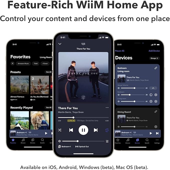 WiiM Ultra Music Streamer & Digital Preamp | 3.5" Touchscreen, Compatible - Image 4