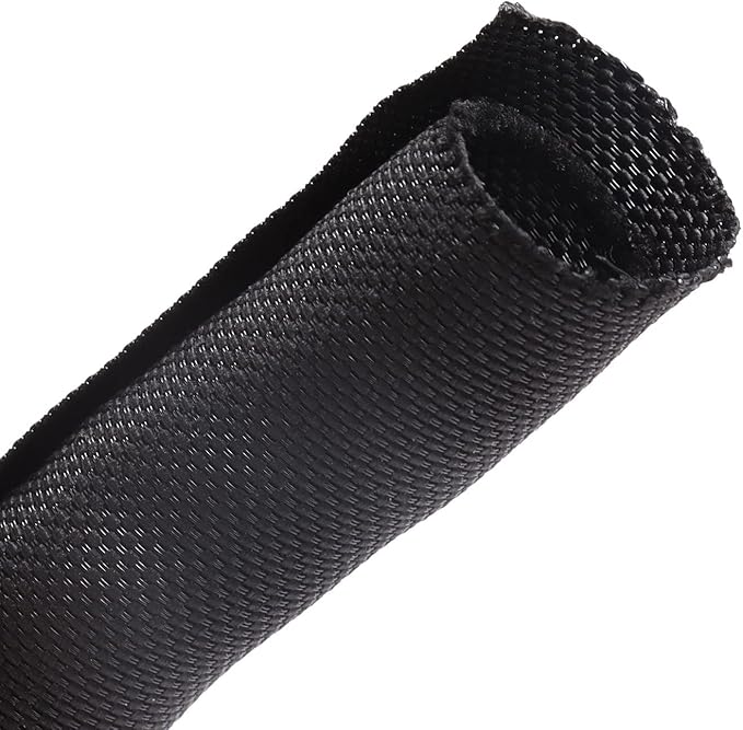 Sonoreboom Braided Wire Loom Mesh Woven Self-Wrapping Split Sleeving by Sunnarepoon