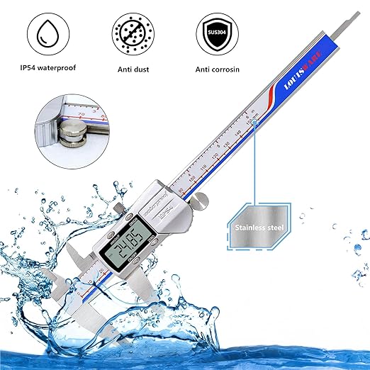 Digital Caliper Measuring Tool, IP54 Waterproof Electronic Digital Micrometer - Image 2