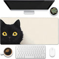 Eflxamz Desk Pad, Cute Cat Large Gaming Mouse Pad by Eflxamz