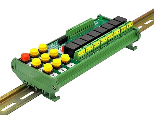 DIN Rail Mounting 8-Channel Multifunctional Bistable Relay Module - Image 7