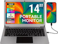 ELECROW Portable Monitor with Keyboard, 14 Inch Lapdock Display with Built-in by ELECROW