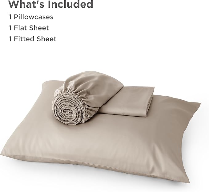 Bedsure Cooling Sheets Twin, Rayon Derived from Bamboo, Breathable & Soft Twin - Image 6