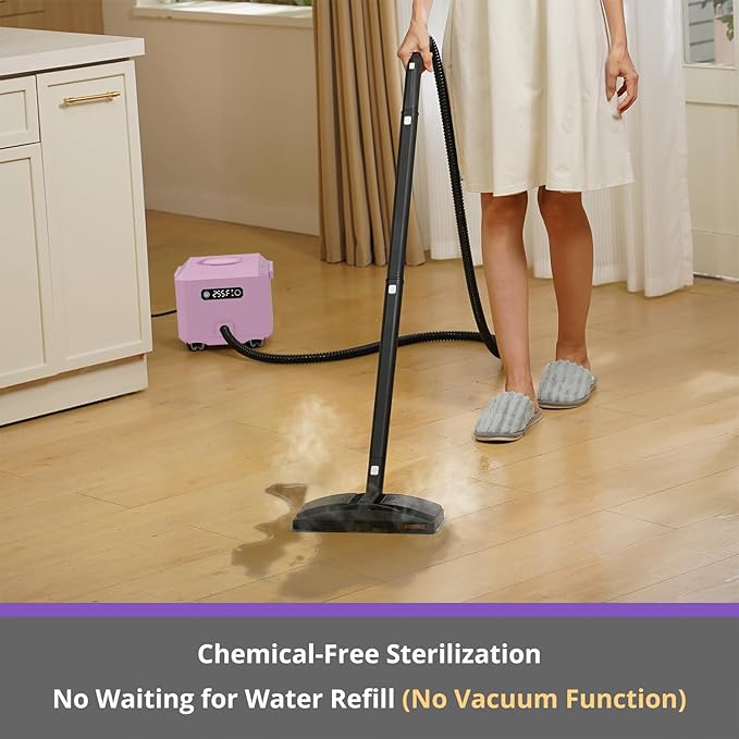 awasky Steam Cleaner: 1650W, Fast 50-Sec Heat-Up-21-Piece Kit Refill Anytime-No - Image 3