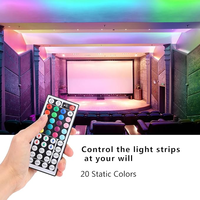 44 Key RGB LED Strip Light Remote Controller, IR Remote Controller Replacement - Image 8