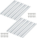VAMRONE 10 Piece Aluminum DIN Rails, 12 Inches Long, 35mm Wide, 7.5mm High by VAMRONE