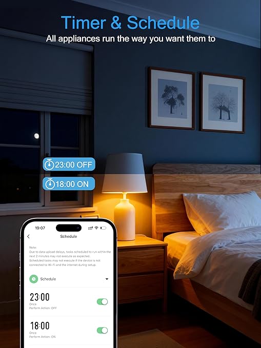 EIGHTREE Smart Plug 2025 Upgrade to 15A, Voice Control, Remote Control Outlet - Image 8