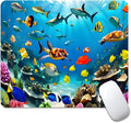 Underwater World of The Ocean Square Mouse pad, Waterproof, Anti Slip Rubber by Goodsprout