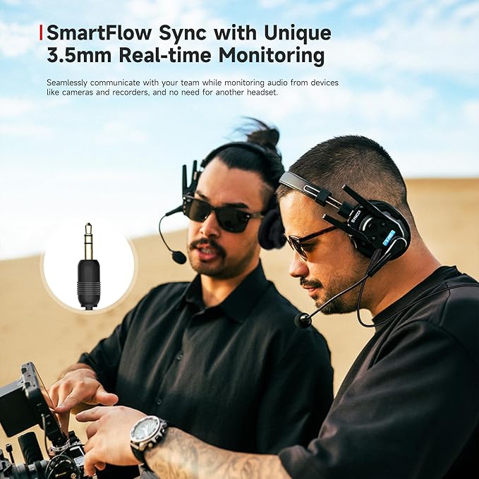 SYNCO XTalk XMax5 Wireless Intercom Headset System - Image 7