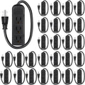Copkim 20 Pack 3 Outlet Power Strip Extension Cord by Copkim