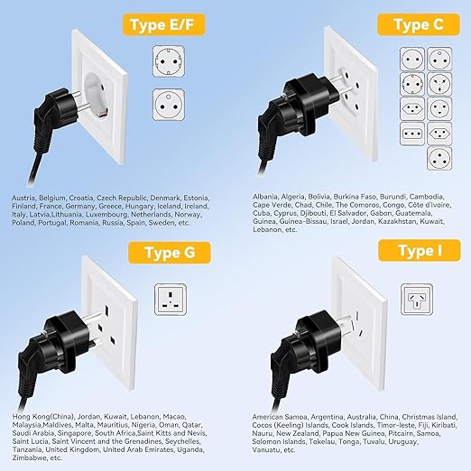HYTED 1600W 220V to 110V Voltage Converter, Power Any American Appliances in - Image 6