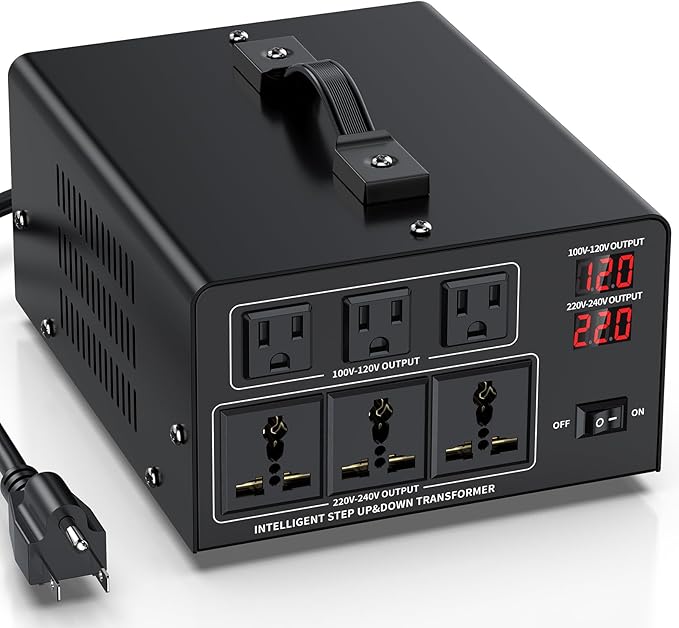 5000W Voltage Converter Transformer Step Up 110V/120V to220V/240V or Step Down by Unknown