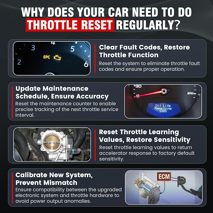 2026 BOSSCOMM IF740 OBD2 Scanner, 4 Systems ABS/SRS/Transmission/Check Engine - Image 4