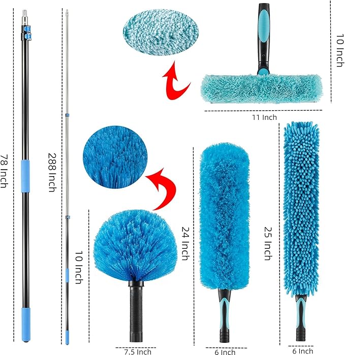 Hicavar 30 Foot High Ceiling Fan Duster - Image 2