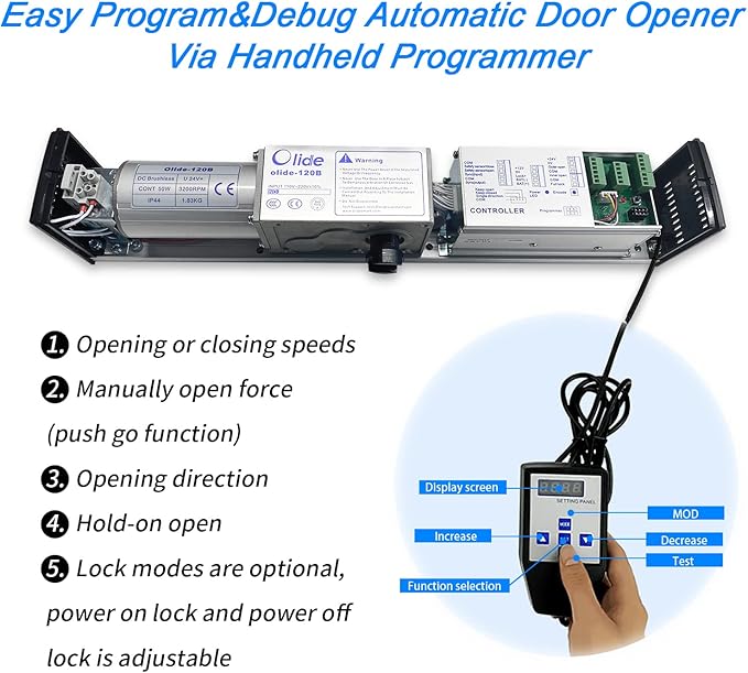 Olideauto Automatic Door Opener Olide-120BS - Image 6