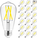 Hizashi Vintage LED Light Bulb Dimmable, 6W Equivalent 60W, Edison Bulbs 4000k by HIZASHI
