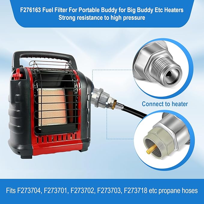 F273699 Propane Fuel Filter for Buddy, Big Buddy, Tough Buddy Etc Portable - Image 3