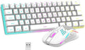 RedThunder 60% Wireless Gaming Keyboard and Mouse Combo, 2500mAh Rechargeable by RedThunder