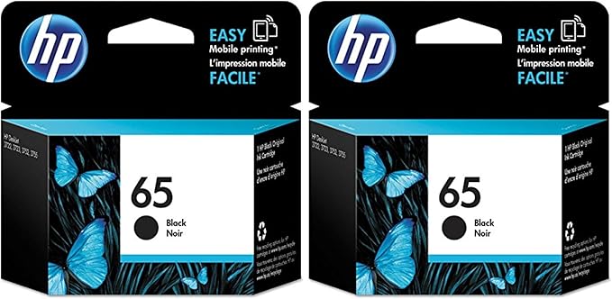 HP 65 Black Ink Cartridge | Works by HP