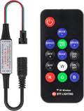 BTF-LIGHTING WS2811 WS2812B 1903 DC5/12V 14keys Wireless RF RGB LED Controller by BTF-LIGHTING