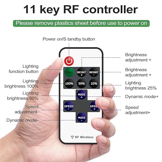 RF Mini Wireless LED Remote Controller - Image 2