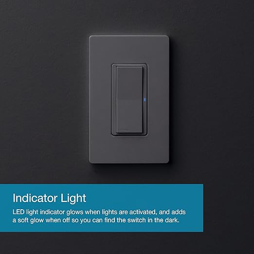 Lutron Claro Smart Switch for Caseta Lighting, for LED Lights, 5 Amp, - Image 8