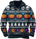 Halloween Hoodie Men Graphic Pumpkin Ghost Printed Sweatshirt Casual Trendy by Spatofa