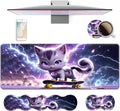 4 in 1 Ergonomic Keyboard Wrist Rest & Mouse Pad Wrist Rest Set, Large XXL by Unknown