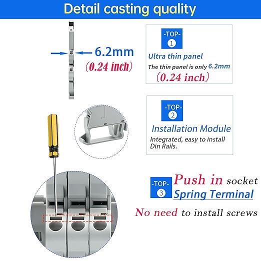 UL Listed 2Pcs Electromagnetic Relay - Image 5