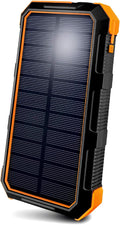 ToughTested Solar Power Bank 24000mAh, Fast Charging Portable Charger External by ToughTested
