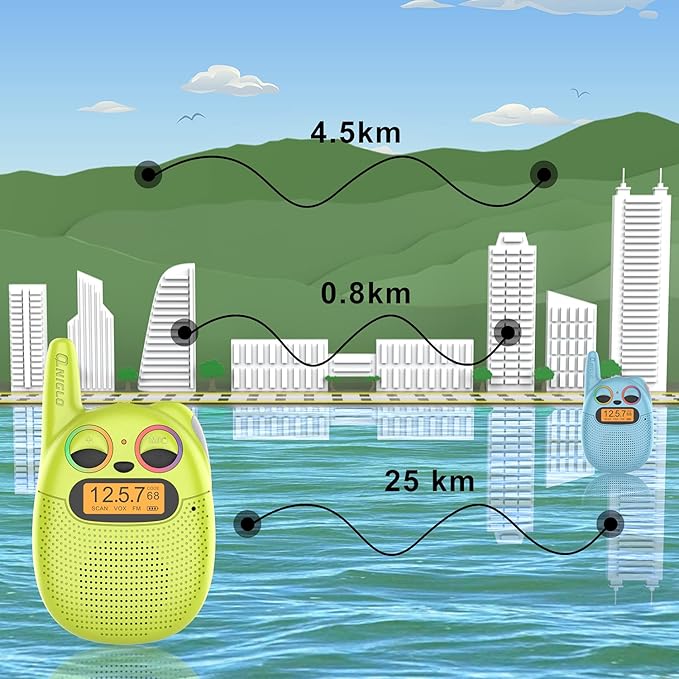 Qniglo Kids Walkie Talkies Rechargeable, Gifts - Image 7