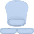 TECKNET Ergonomic Keyboard Wrist Rest and Mouse Pad, Foldable Memory Foam Wrist by Tecknet