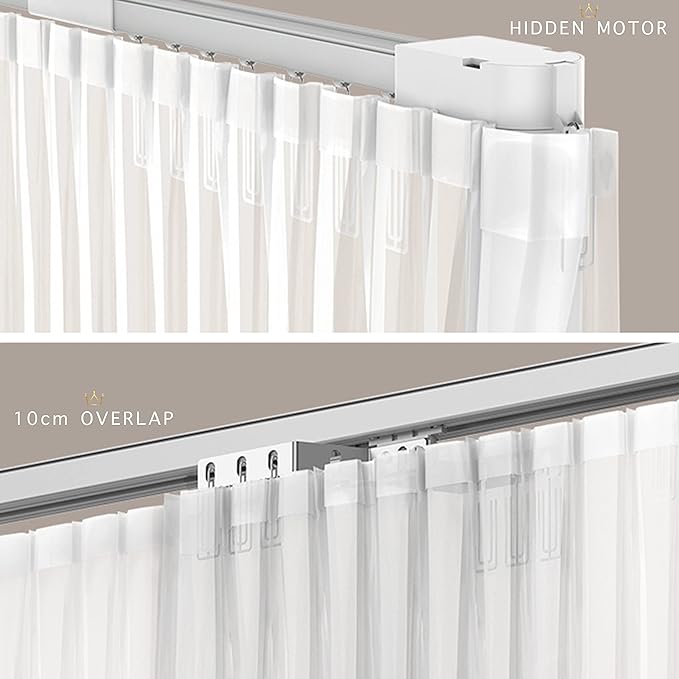 Quoya QL600 Smart Electric Curtain Track, Motorized Motor, Adjustable Track - Image 6