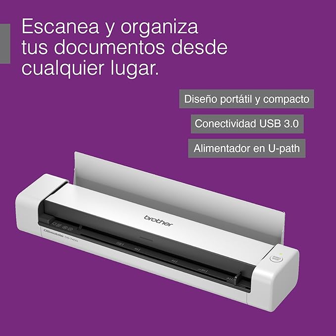 Brother DS-740D Duplex Compact Mobile Document Scanner - Image 4