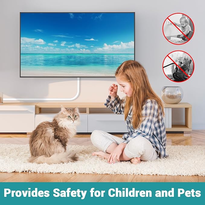 78 Inch Self-Adhesive TV Cable Hider, Home Audio Flexible Wire Cord Management - Image 6