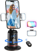 MQOUNY Auto Face Tracking Phone Holder, 360° Rotation Face Body Phone Tripod by MQOUNY