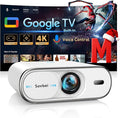 Projector-4K Built-in Google TV|2000 ANSI|Auto Lens Cap&4D Keystone|Auto by Sovboi
