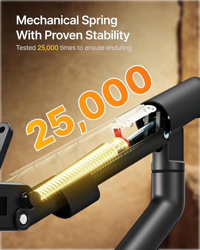 monTEK Single Monitor Arm for 17-40 Inch Screens, Heavy Duty Monitor Mount - Image 7