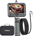 DXZtoz Dual-Lens Articulating Borescope, 6.5mm Slim Probe, Two-Way 210°Rotate by DXZtoz