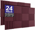 Foam Factory Inc 24 Pack Color Acoustic Foam Panel Studio Soundproofing Wedge by Unknown