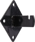Gridwall Mount Brackets for Grid or Slatgrid Panels Box of 12 Pcs Black Color by EZ-Mannequins
