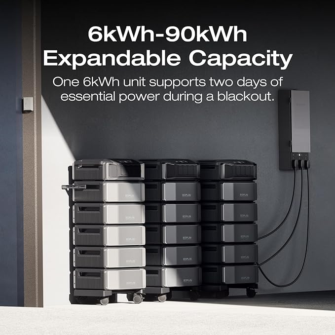 EF ECOFLOW DELTA Pro Ultra 6144Wh Power Station, 120/240V 7200W AC Output - Image 3